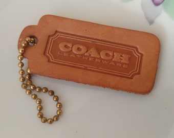 vintage coach hang tags