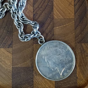 1926 Peace Dollar Necklace
