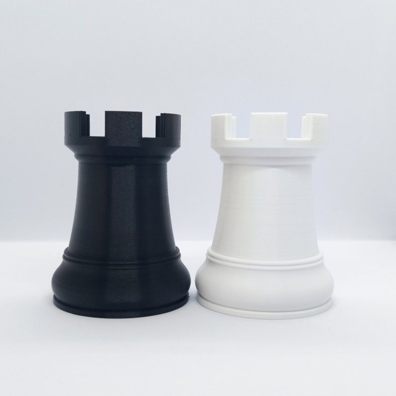 Chess Rook Pencil Holder 3D Printable Desk Organizer STL File for 3D Printing Chess Model Digital Download Digital Products zdjęcie 3