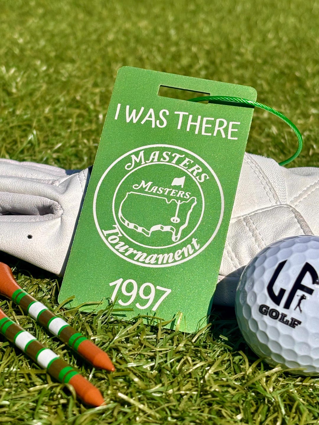 Masters Golf Bag Tag: Augusta National Keepsake, Anodized Aluminum