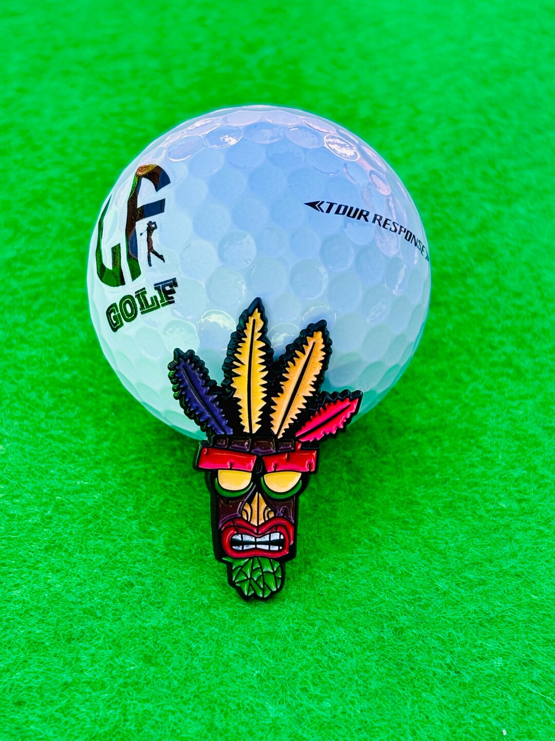 Crash Bandicoot Mask Golf Ball Marker: Unique Golf Gift - Etsy
