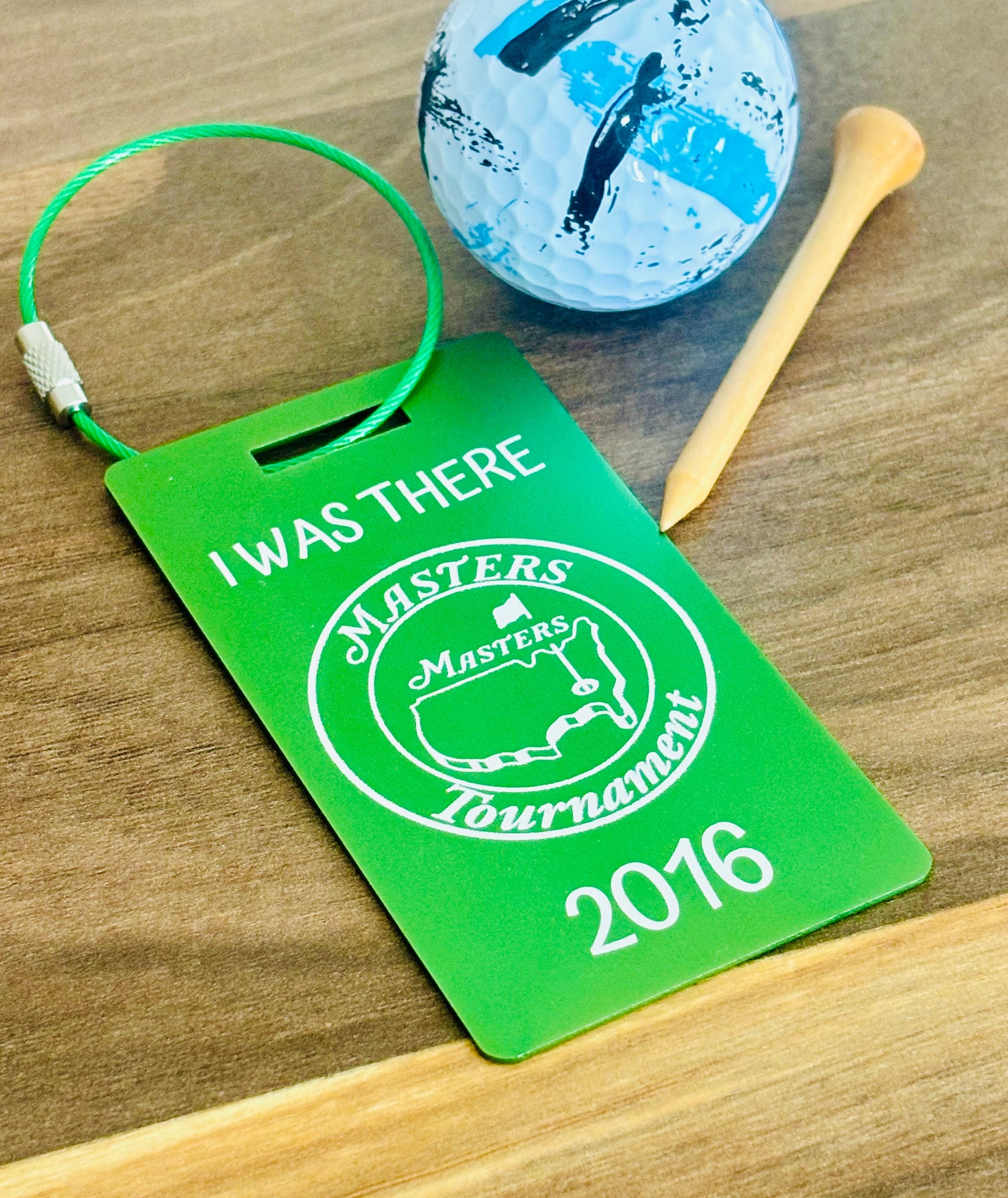 Masters Golf Bag Tag: Augusta National Keepsake, Anodized Aluminum