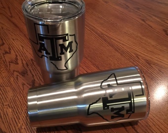 Texas A&M Decal / Yeti Decal /Vinyl Decal/ Vinyl Sticker