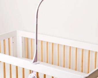 Crib Mobile Holder Arm: Adjustable Plastic Nursery Hanger
