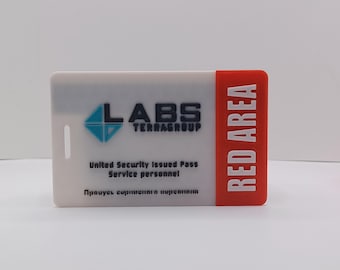 Replica Escape from Tarkov Labs Key Card - Authentic Textured Detail