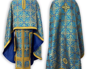 Greek Style Orthodox Vestments for Priest, Byzantine Clergy Vestments, Custom Made Set