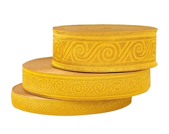 Liturgical trim 2,5cm, 4cm, 5cm. Church jacquard ribbon, vestment trim, galloon trim, metallic liturgical ribbon. Liturgical braid by meter