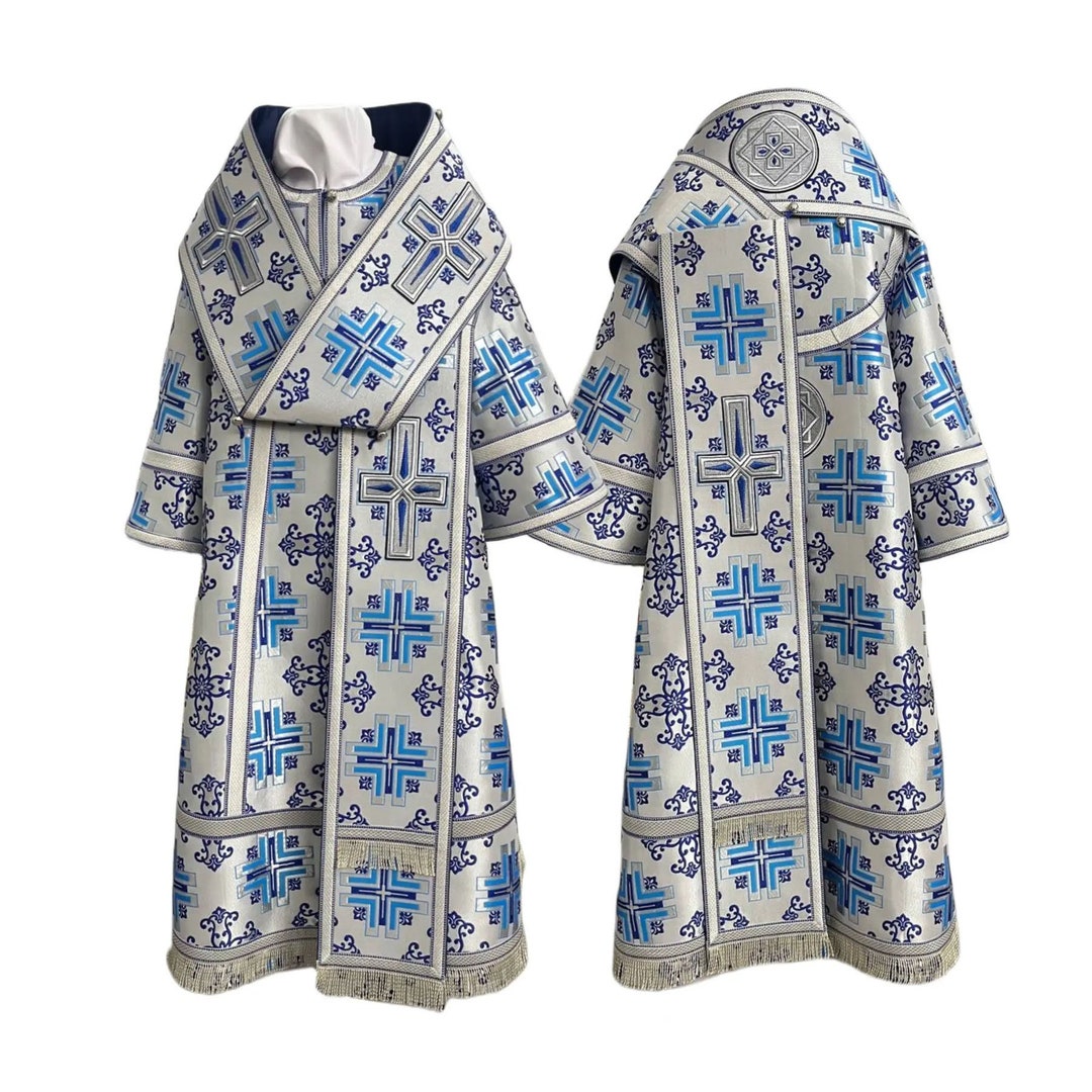 Bishops Vestments Set. Premium Metallic Brocade. .liturgical Orthodox ...