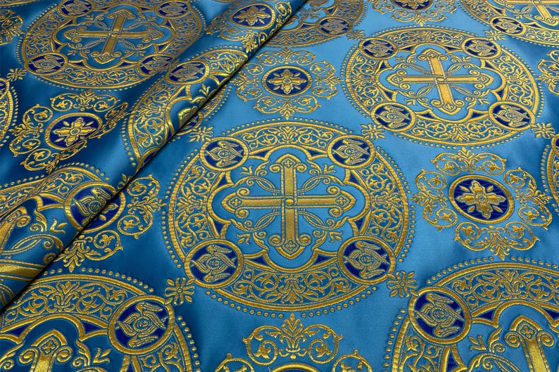 Metallic Liturgical Fabric, Orthodox Vestments,|cherubic|, Priest ...