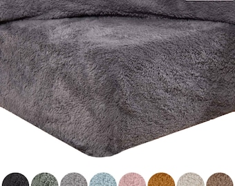 Brentfords Fleece Fitted Sheet Warm and Comfortable Bed Sheet