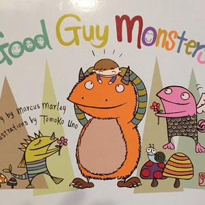 The Good Guy Monsters: Book For Kids, Childrens Book, Monsters, Cute Monsters, Picture Book, Monster Art, Childrens Gifts by tomonster image 1