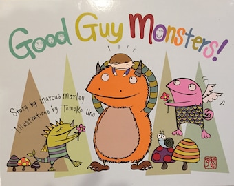 The Good Guy Monsters: Book For Kids, Childrens Book, Monsters, Cute Monsters, Picture Book, Monster Art, Childrens Gifts by tomonster!