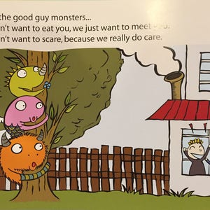 The Good Guy Monsters: Book For Kids, Childrens Book, Monsters, Cute Monsters, Picture Book, Monster Art, Childrens Gifts by tomonster image 2