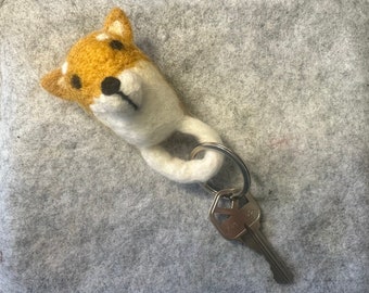 Shibainu-sleutelhanger