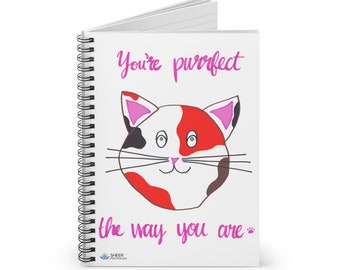 You're Purrfect Spiral Notebook - Ruled Line