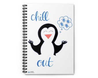 Chill Out Spiral Notebook - Ruled Line