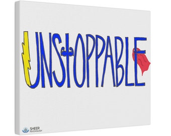 Unstoppable Matte Canvas, Stretched, 0.75"