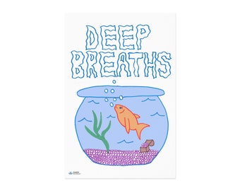 Deep Breaths Fine Art Postcards