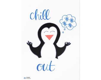 Chill Out Fine Art Postcards