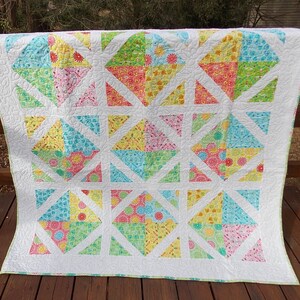 twin size quilt mushrooms girl forest woodland animals snails owls toadstools squirrels birds butterflies
