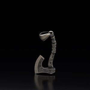 Handmade 925 Sterling Silver  Viking Axe Necklace, Silver Axe Pendant, Warrior Sword Necklace,Gift For Him, Celtik Silver gift