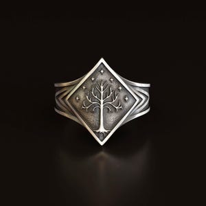 Sterling 925 Silver Fantastic Ring, Fantasy World Special Product,Handmade jewelry,Gift For Him