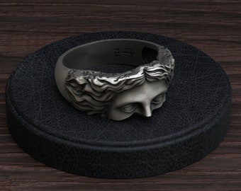 Handmade Sterling Silver Venus Ring: Aphrodite, Greek Mythology