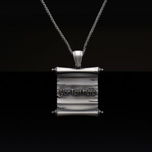 Sterling Silver Personalized Pendant ,Handmade Special Silver Pendant,925 Silver Necklace,Silver Unique Necklace