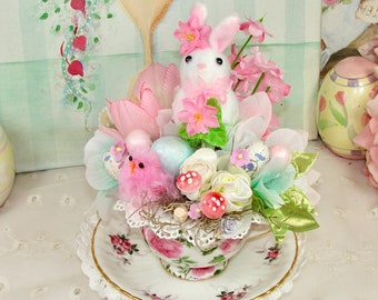 Bunny in a Teacup Centerpiece