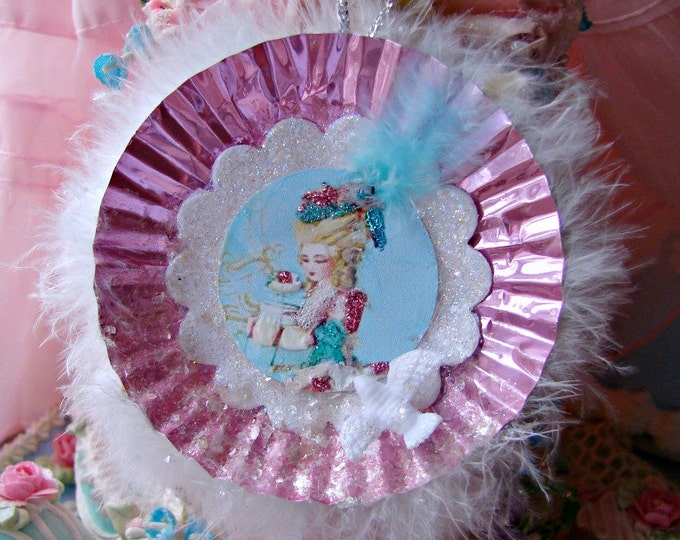 Marie Christmas Tree Ornament With Dove Etsy