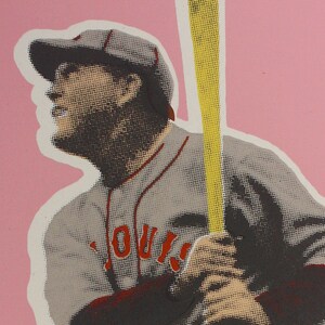 Rogers Hornsby Limited Edition Baseball Screen Print - St. Louis Cardinals