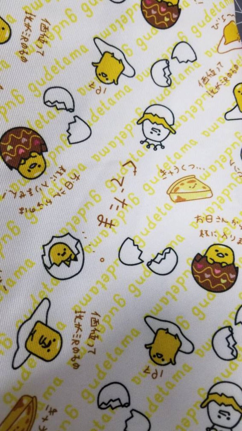 Kawaii EggBearChonk face coverings
