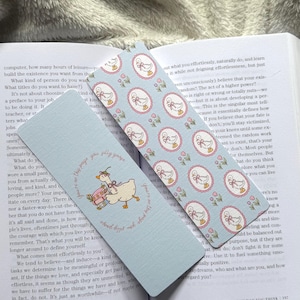 Silly Goose Bookmark | Girly Bookmark | Cute Bookmark | Goose Bookmark