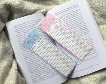 Marcador de página em formato de cartão de biblioteca | Marcador de página feminino | Marcador de página fofo |