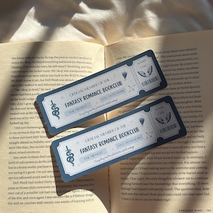 Fantasy Romance Bookmark | Bookclub Bookmark | Romance Bookmark | Fantasy Bookmark