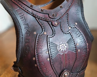 Leather Viking Breastplate, Womens