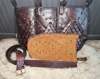 Dragonscale Leather Tassets, Women's