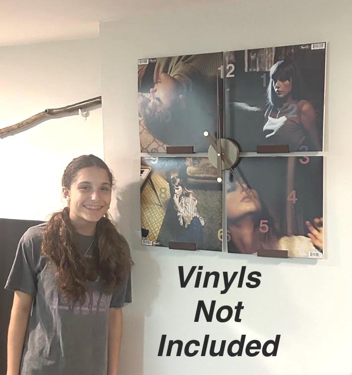 Midnight Vinyl Clock - Etsy