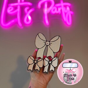 Car Freshie | Car Freshy | Freshies | Coquette Bow Freshie | Car Accessory | Bow Freshies | Coquette Bows SET