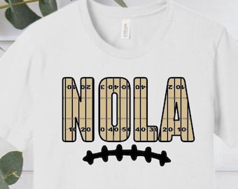 Saints Shirt, New Orleans Shirt, New Orleans Saints, black and gold