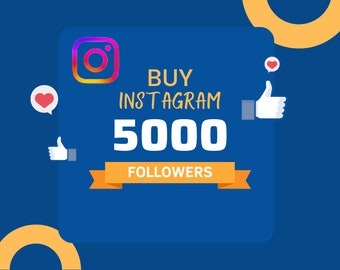 5000 IG Instagram Followers - High Quality + Non Drop