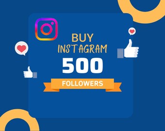 500 Instagram Followers - Non Drop + High Quality