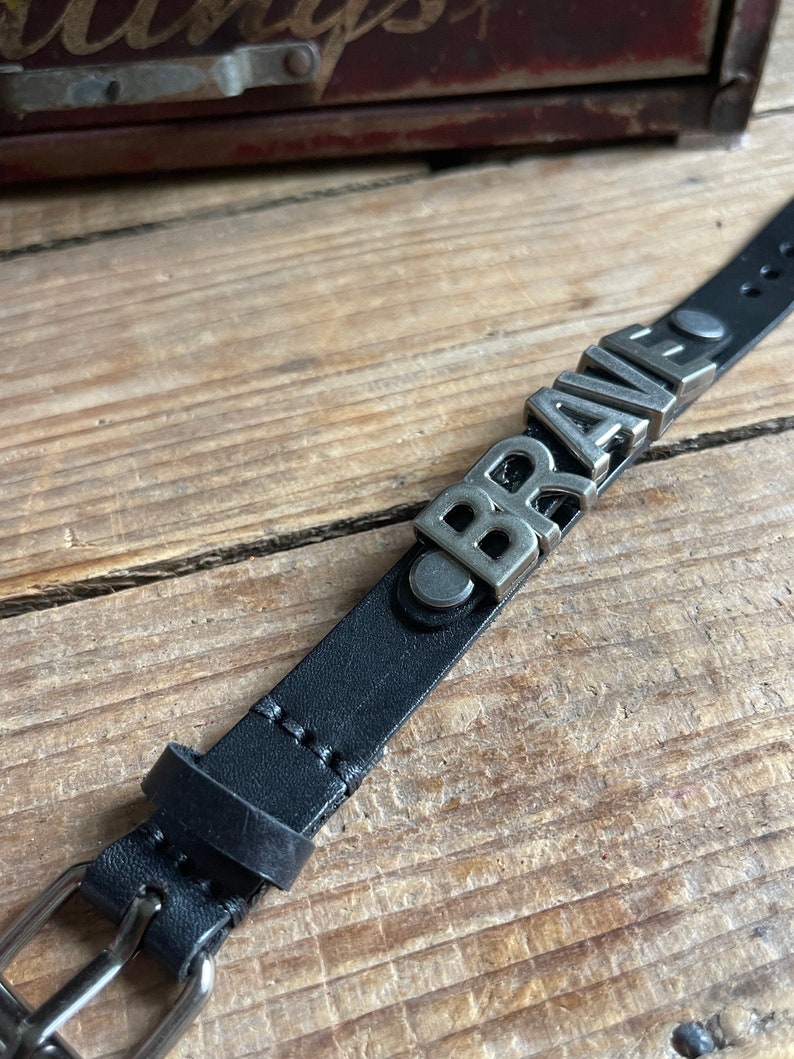 Brave Leather Bracelet image 4