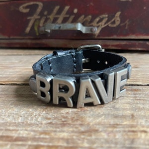 Brave Leather Bracelet image 1