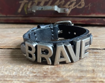 Brave - Leather Bracelet