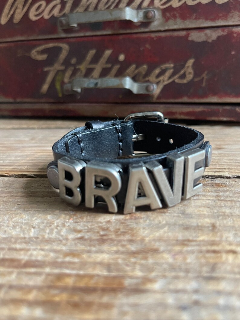 Brave Leather Bracelet image 1