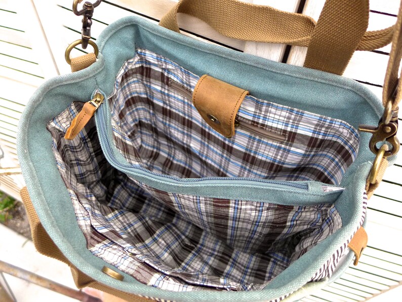 Open Tote Selina Vaughan Hershey/'s Sugar Seed Sack Tote Americana Vintage Original Seed Sack Upcycle Canvas /& Leather Tote..