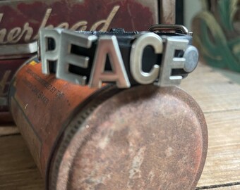 Peace - Leather Bracelet