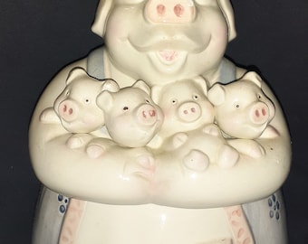 Mama Pig Cookie Jar - Etsy
