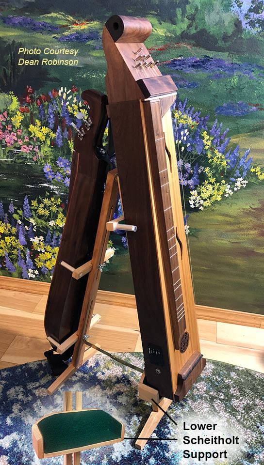 Adjustable Mountain Dulcimer Double Stand With Optional Music Etsy